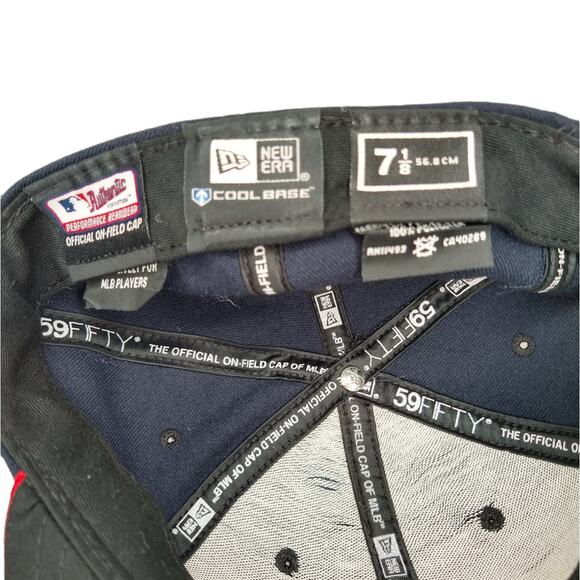 NEW ERA 59FIFTY Atlanta Braves Fitted Hat size 7 1/8 - Picture 3 of 3